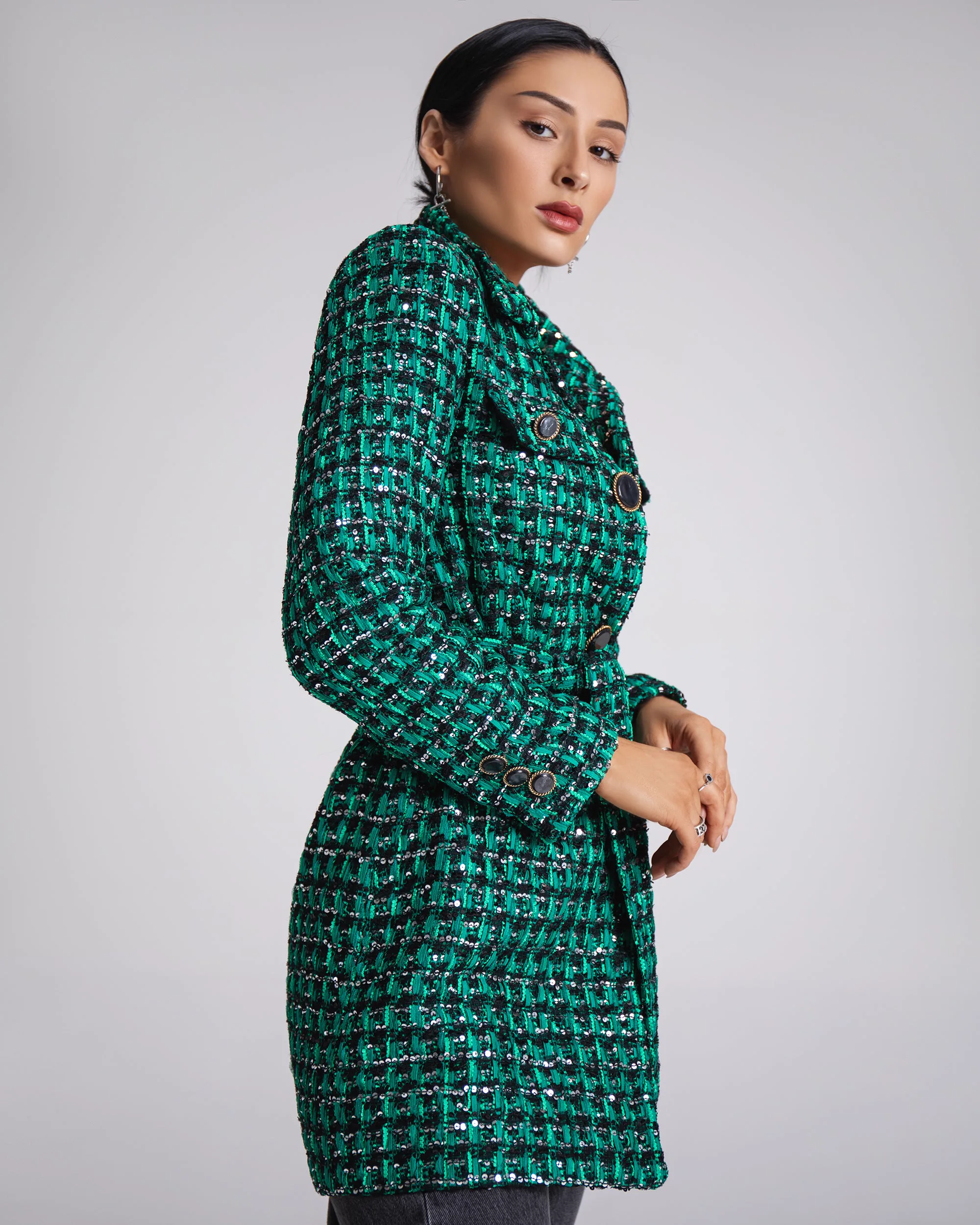 Short Tweed Coat