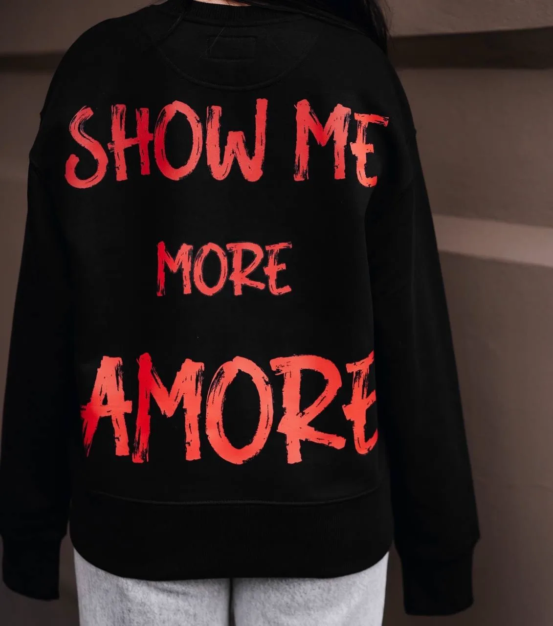 Oversized Sweatshirt - AMORE