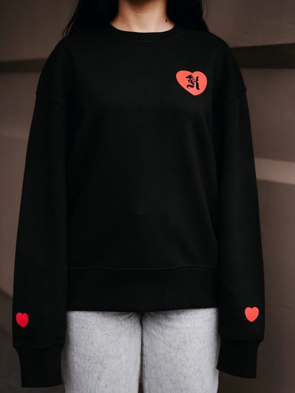 Oversized Sweatshirt - AMORE