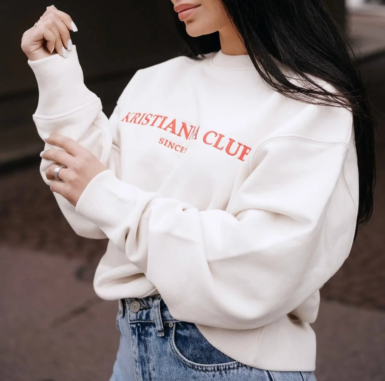 Oversized Sweatshirt - KRISTIANNA CLUB