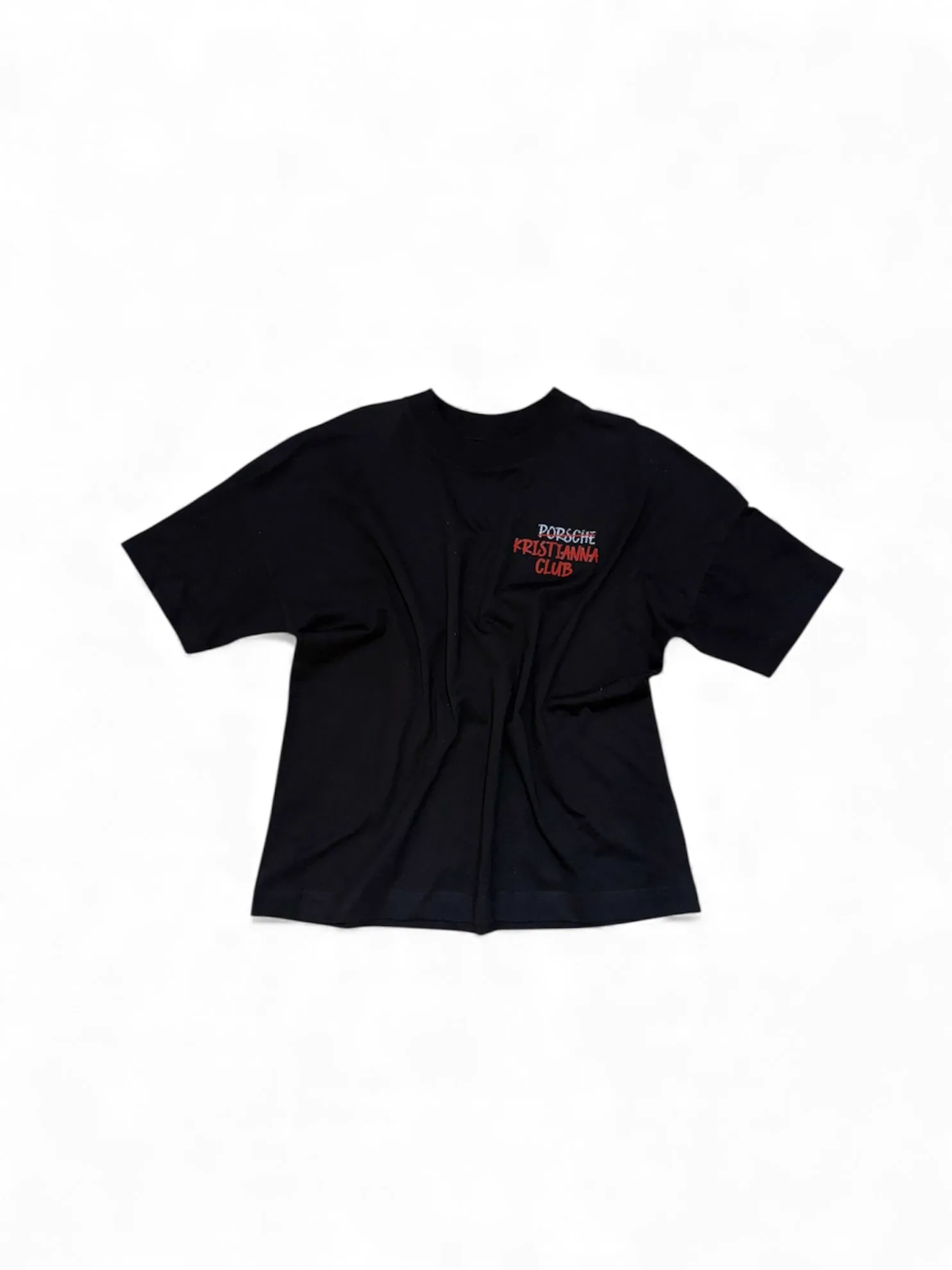Oversized T-shirt - NEED MONEY FOR KRISTIANNA - Black