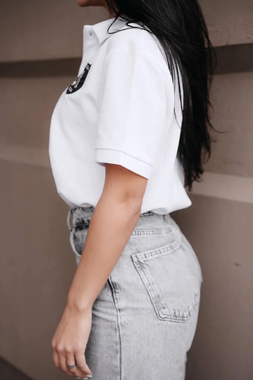 Polo T-shirt with KRISTIANNA logo 3