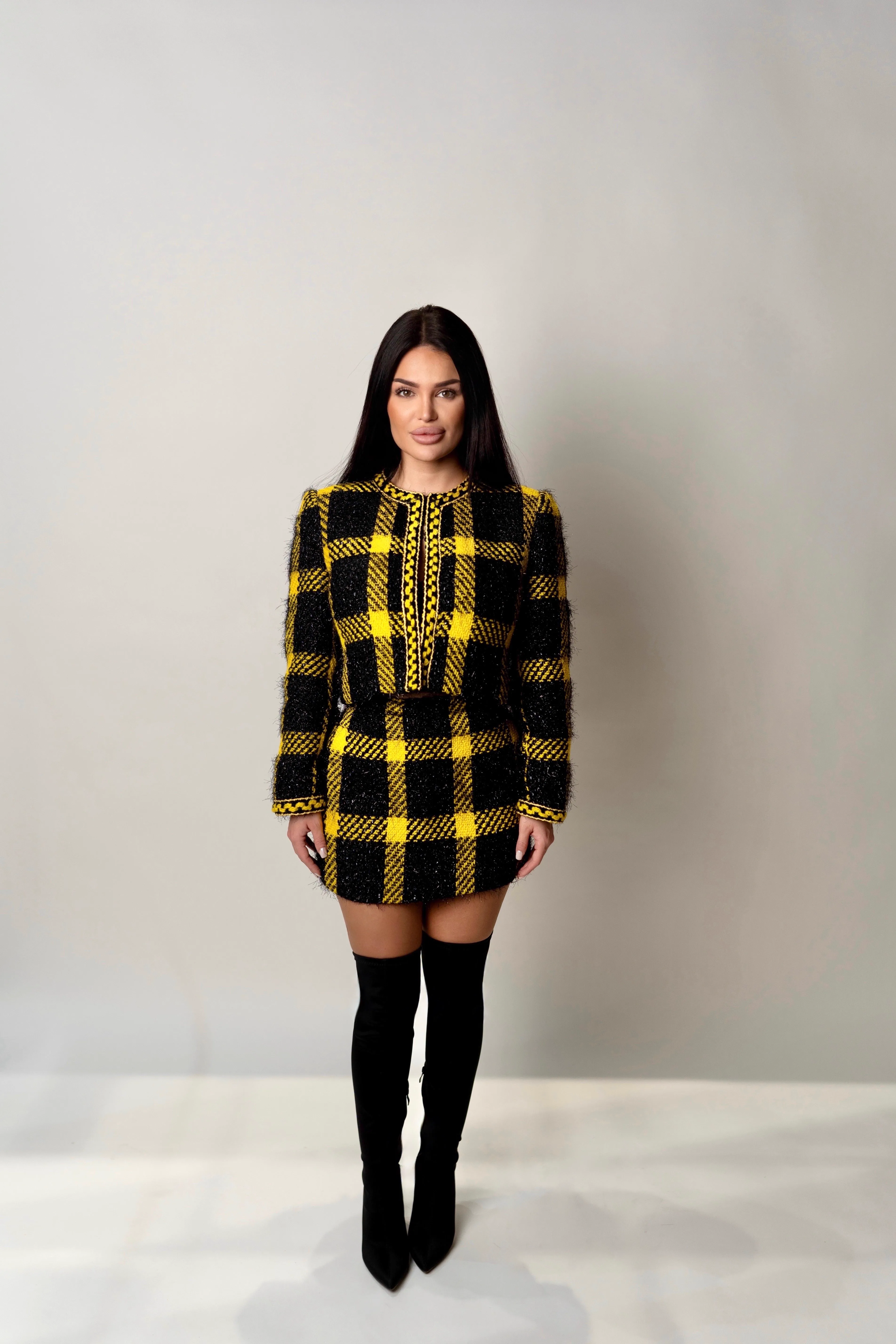 Tweed Suit - Blazer & Skirt